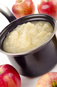 fresh made apple juice in a pot